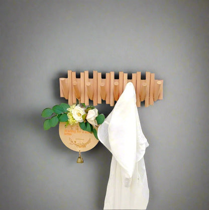 8-Punch-Free Wood Hanger - Shop Necessities