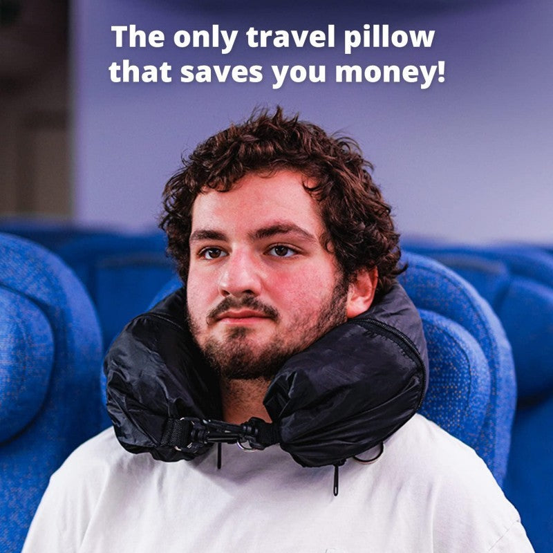 Travel Headrest Can Store Clothes Outdoor Pillow